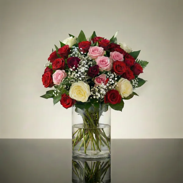 Boeket van Pam's Flowers, AI-productfoto