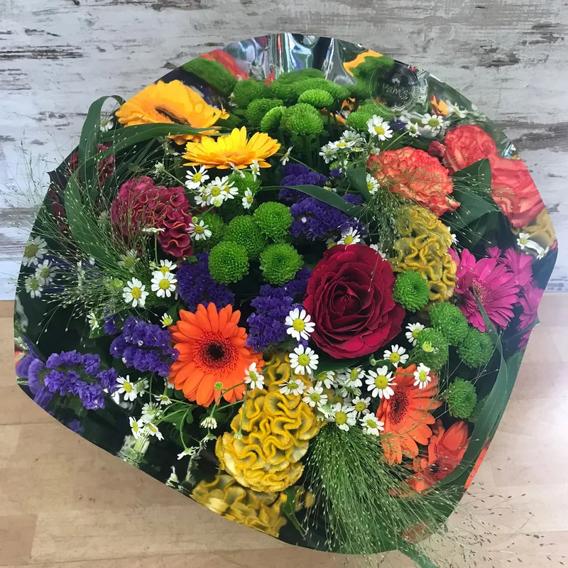 Boeket van Pam's Flowers, eigen foto