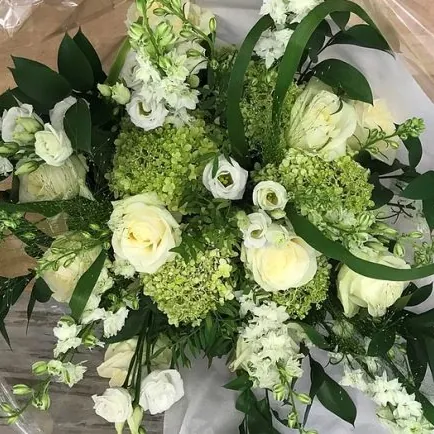 Boeket van Pam's Flowers, eigen foto